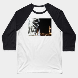 Paris Winter Place de la Concorde Baseball T-Shirt